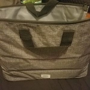 Super swap-it pocket-charcoal crosshatch